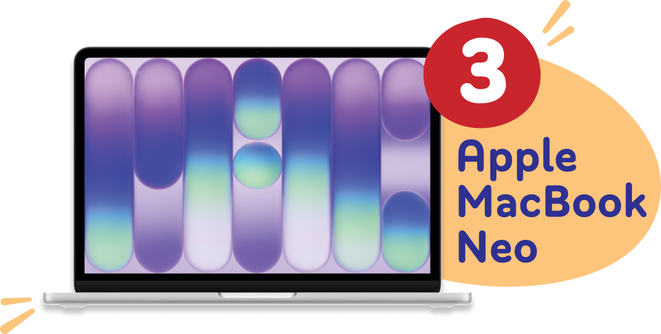 3 Apple MacBook Neo